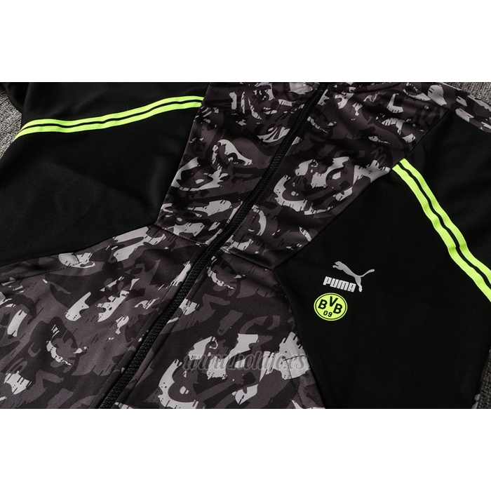 Chandal de Chaqueta del Borussia Dortmund 2021-2022 Negro